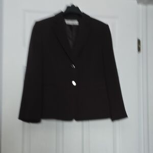 Tahari Classic Stunning Brown Women's Blazer Size 4P